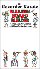 Recorder Karate Bulletin Board Builder Pack